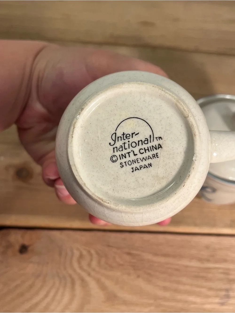 International Stoneware Marmalade Creamer Sugar Bowl Dish Japan Goose Cottagecor